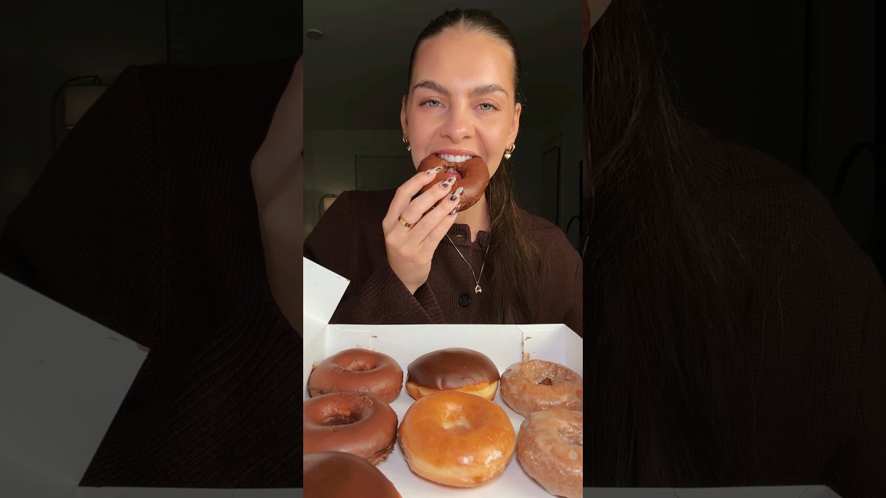 COULDN&rsquo;T PASS UP THE NEW CHOCOLATE GLAZED DONUT FROM KRISPY KREME 🍩