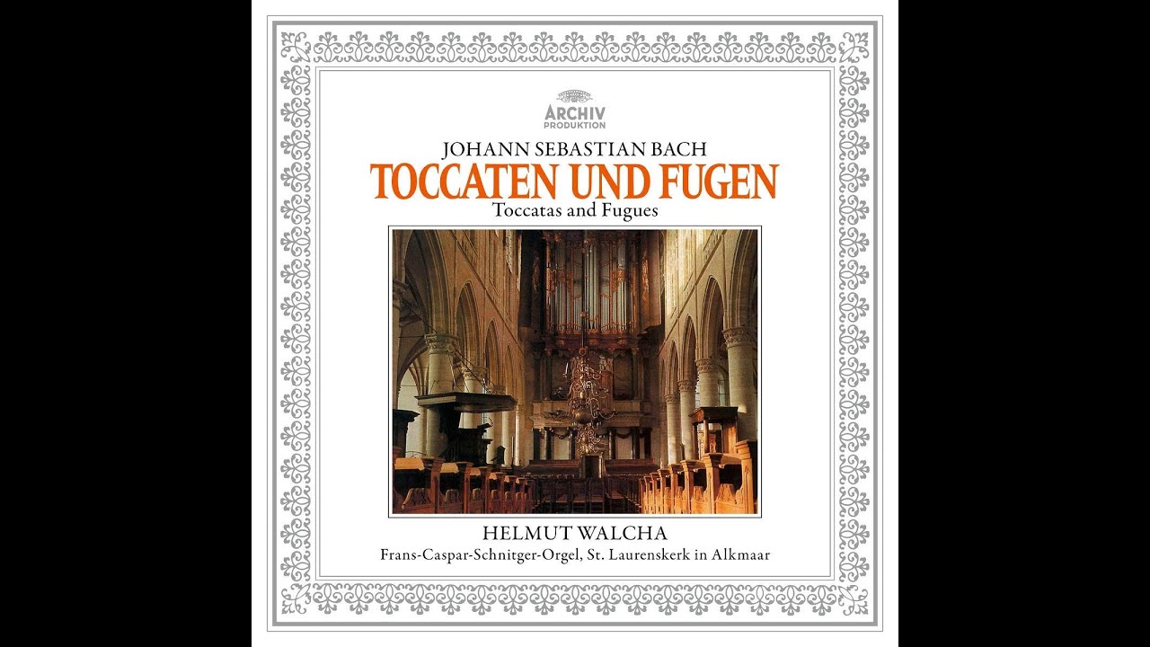 Vinyl: Bach - Toccata and Fugue in F, BWV 540 (Walcha)