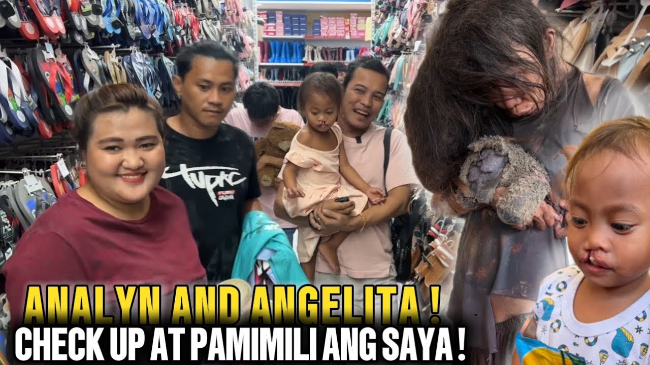 ANALYN (AKA)TEDDY BEAR AT ANGELITA CHECK UP AT PAMIMILI NANG KANILANG DAMIT ANG SAYA NG BATA !