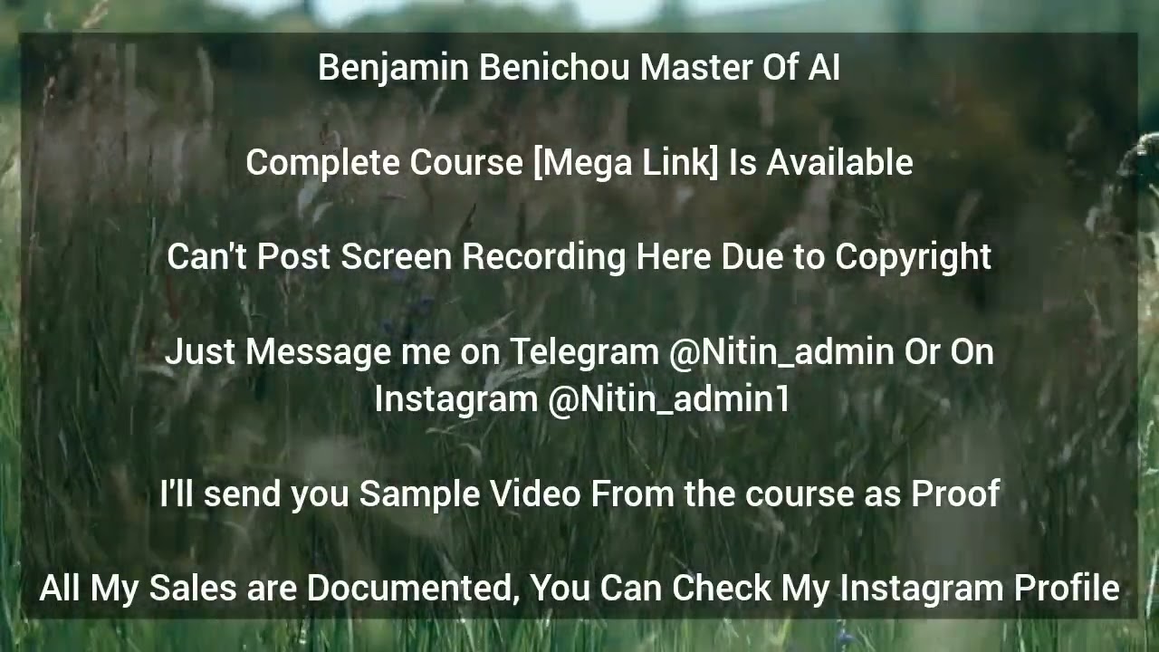 Benjamin Benichou Master Of AI
