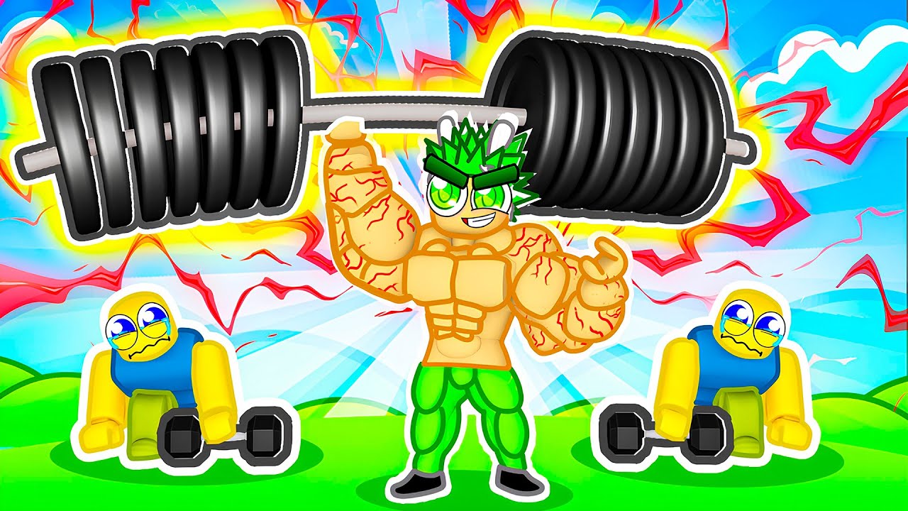ich werde 0.000001% ROBLOX SPIELER im BODYBUILDING SIMULATOR!