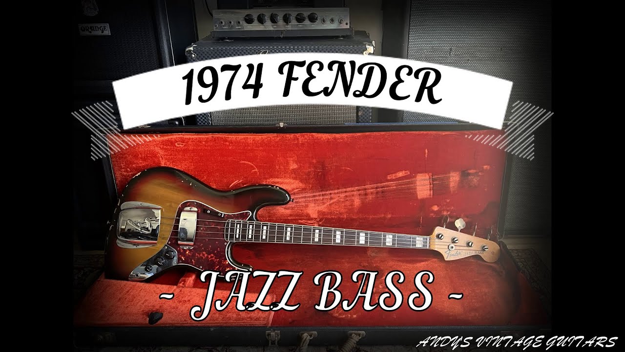 1974 FENDER JAZZ BASS - Andy's Vintage Guitars