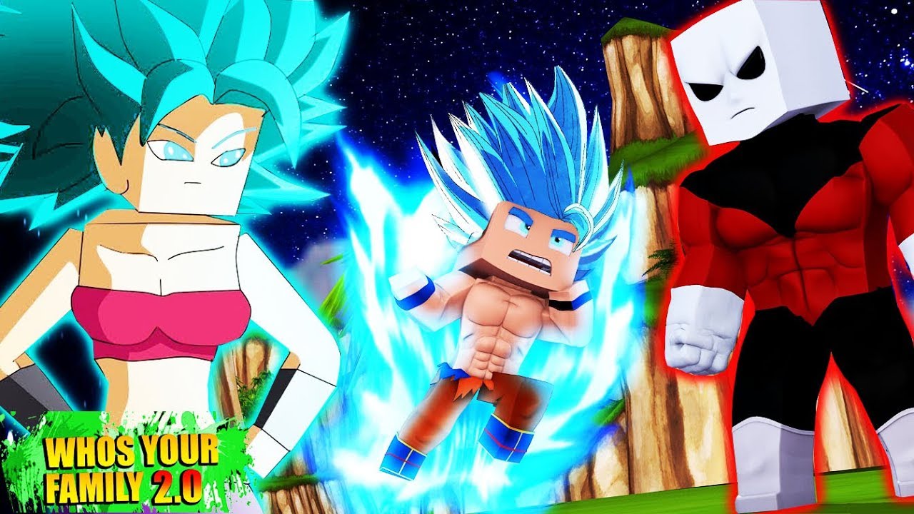 WHO´S YOUR FAMILY:O FILHO DE CAULIFLA VIRA SSJ BLUE CONTRA JIREN NO MINECRAFT (DRAGON BALL SUPER)