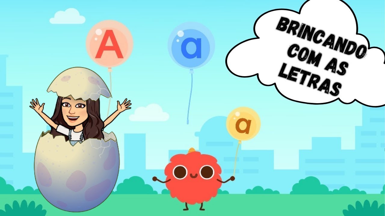 Aprendendo a letrinha A e brincando com ela Educação Infantil