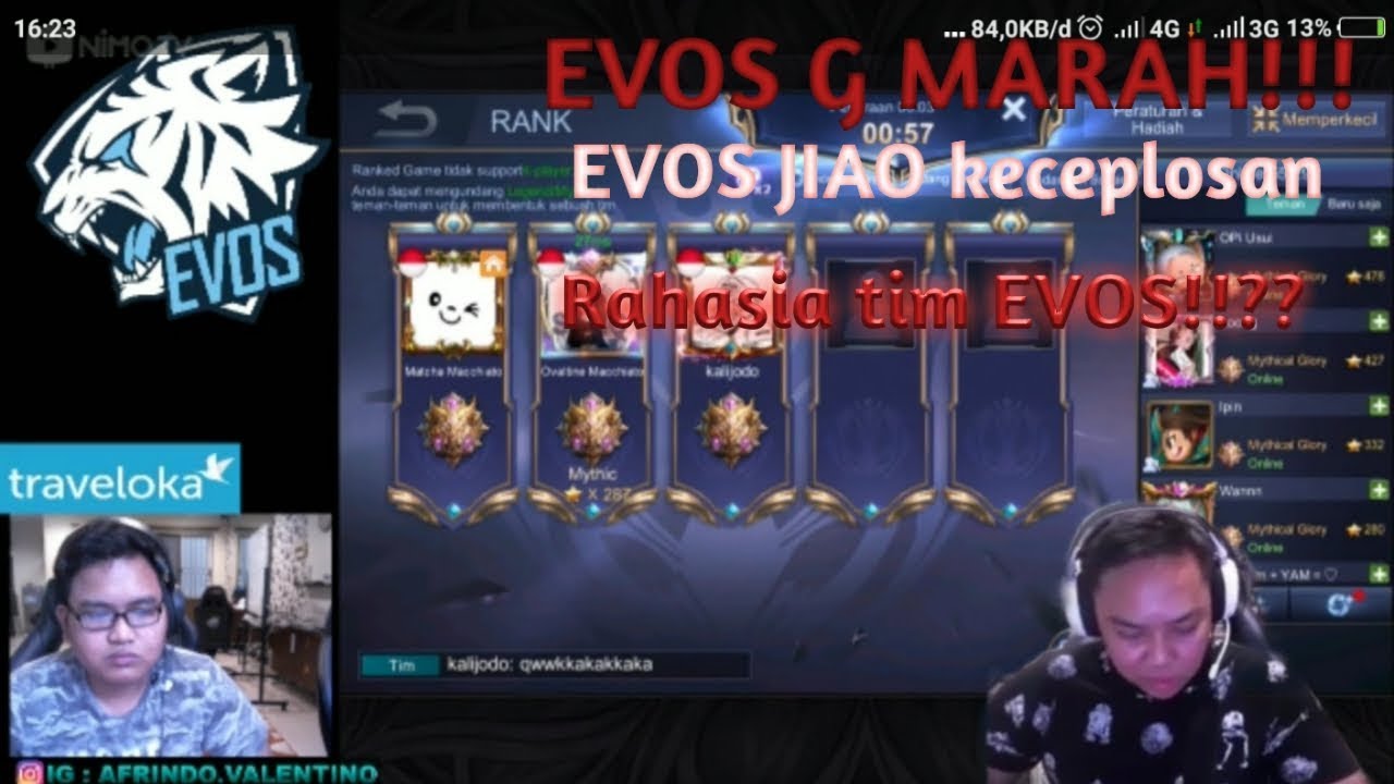 EVOS G MARAH KE EVOS JIAO | TERNYATA INI PENYEBABNYA | ASTAGA