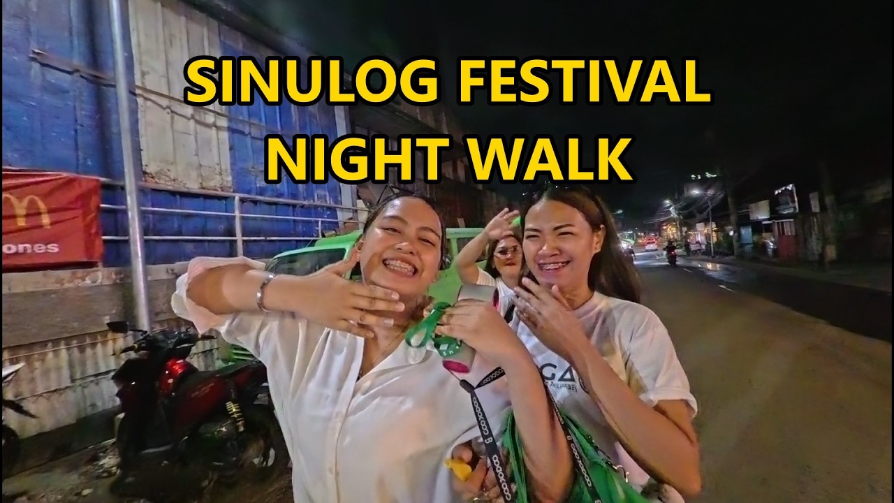 SINULOG FESTIVAL NIGHT WALK!  EXPERIENCE PEOPLE AND CULTURE