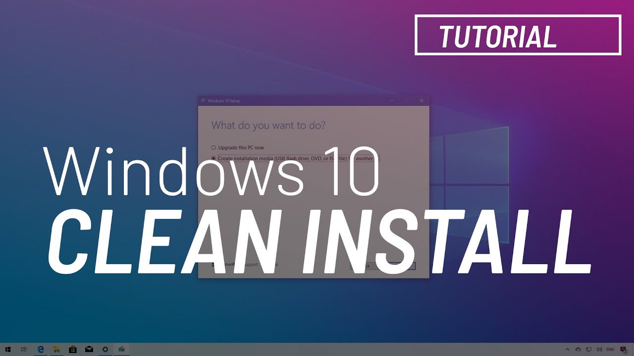 Windows 10 November 2019 Update, version 1909: Clean install process