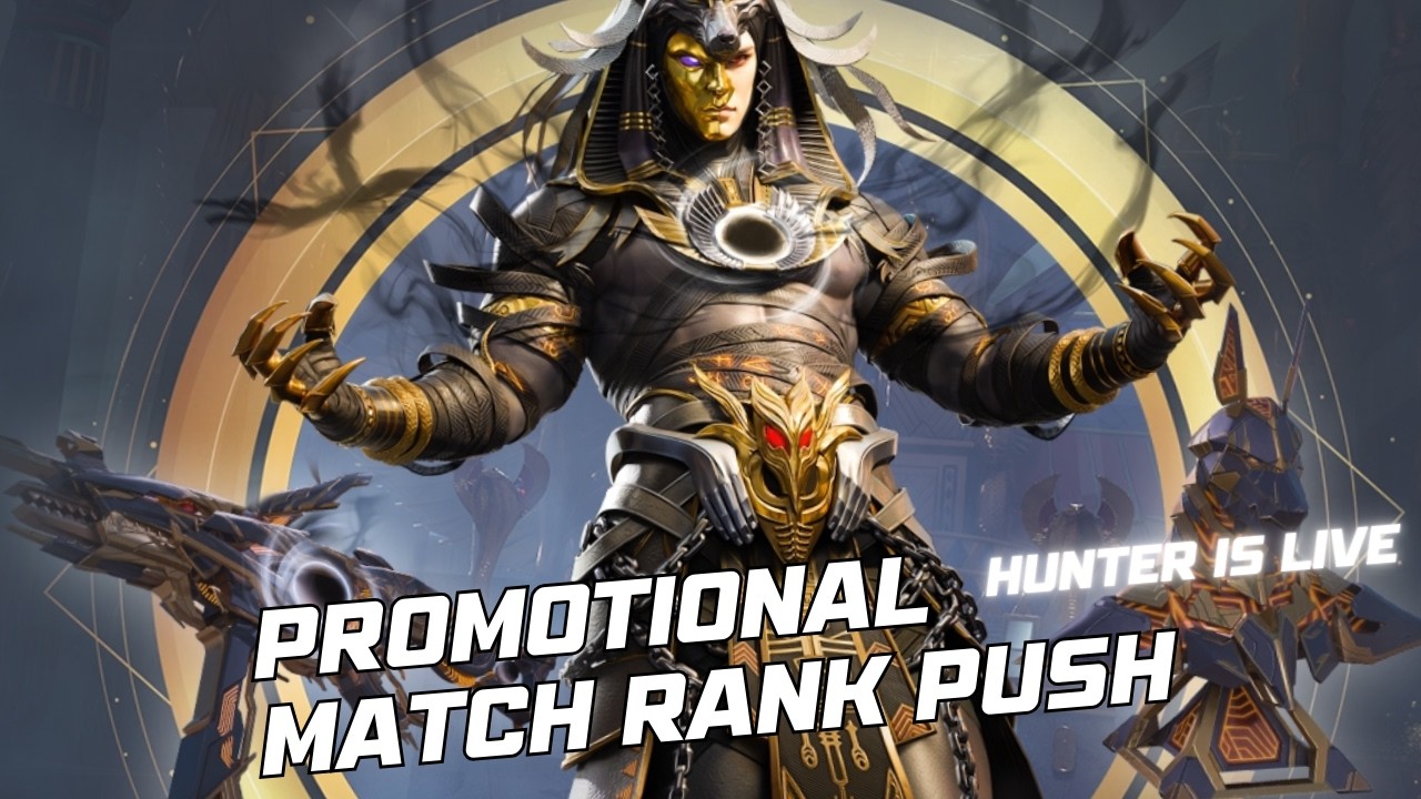 PROMOTIONAL MATCH RANK PUSH with HUNTER isLIVE🔴 #hunterislive #iphone #rush #intense #gameplay