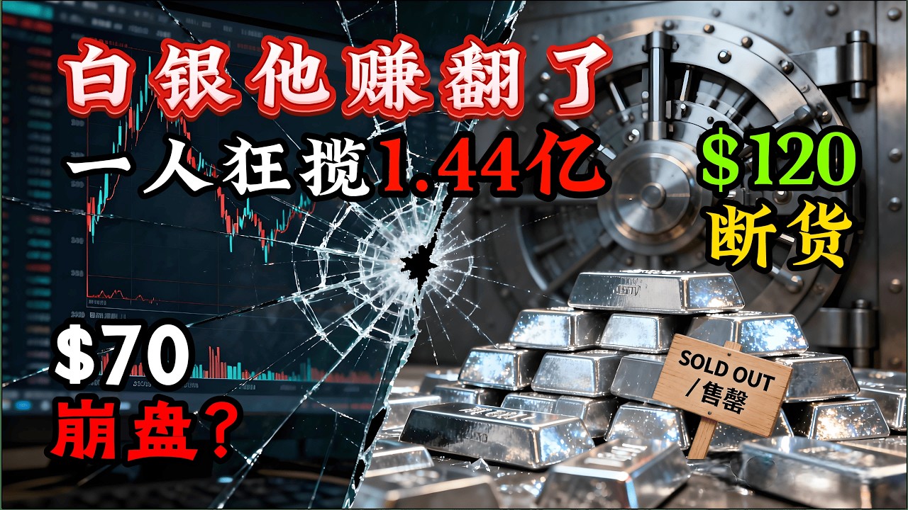 纸银80实物120？白银暴跌背后的定价骗局：实物其实已被搬空！#白银 #白银暴跌 #贵金属 #投资理财 #大宗商品#实物白银 #金融危机 #战略资源#金融内幕#上海期货交易所#战略资源#卞思明