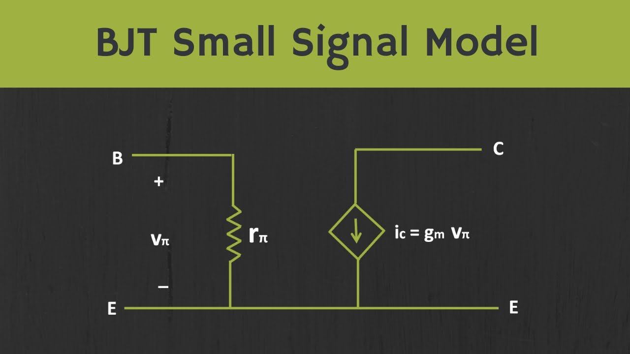 BJT -  Small Signal Model Explained
