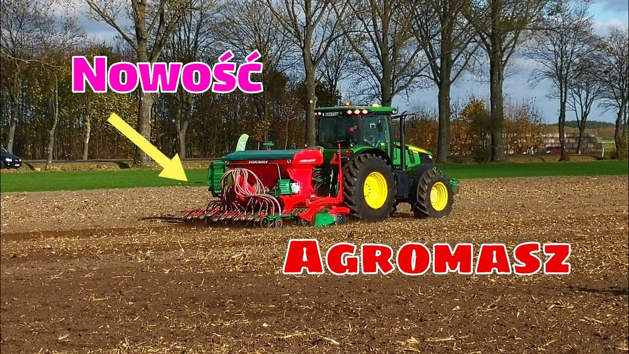 #235 Nowość - siewnik pneumatyczny Agromasz Aquila - siew z prędkością 20 km/h - Perqins