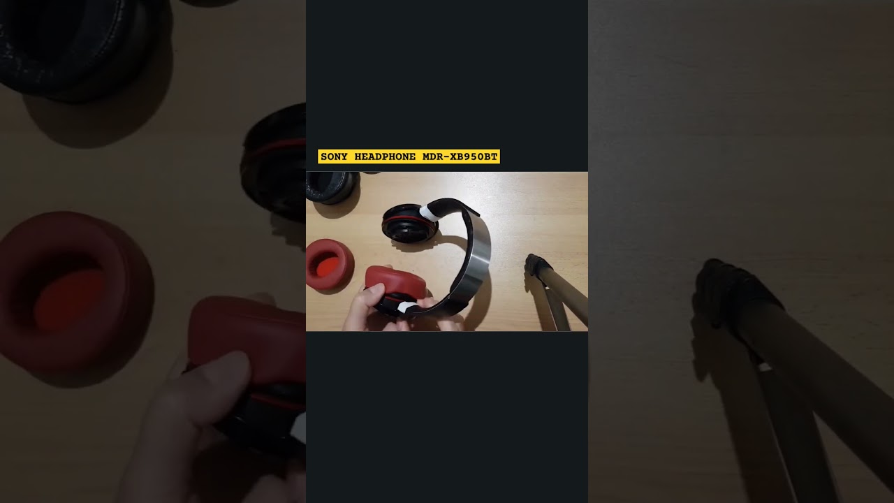 #How_to_Replace_Sony_MDR-XB950BT Headphones #Ear_Pads Sony MDR-XB950BT Pulse 3D# Headset/#kopfh&ouml;rer