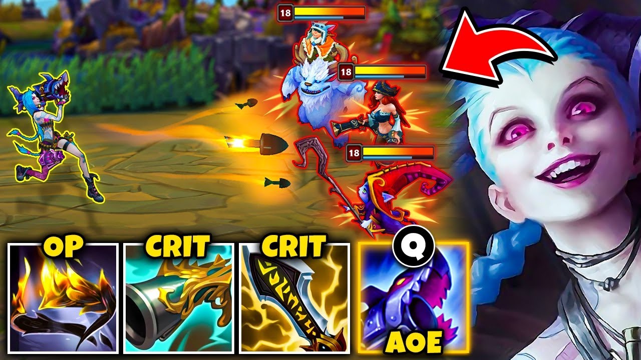NEW JINX BUILD LETS YOU STACK INFINITE AD AND KILL PEOPLE IN 1 HIT