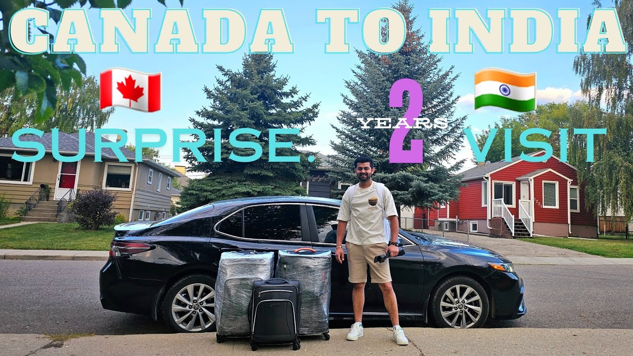 Finally Surprised My Family after 2 years from Canada to India 🇨🇦🇮🇳