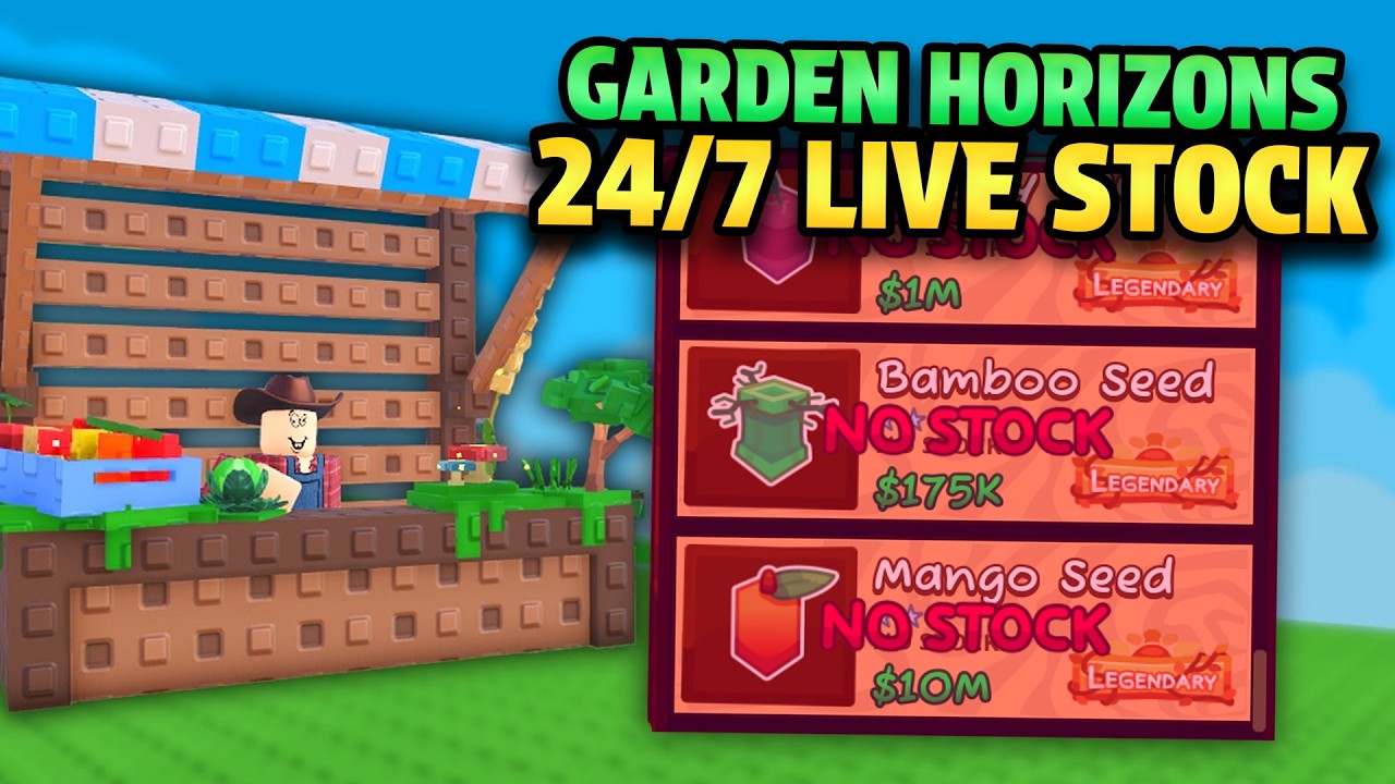 Live 🔴 | GARDEN HORIZONS STOCKS & WEATHER 24/7!