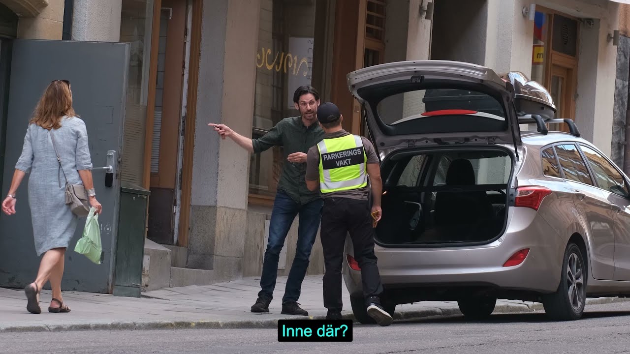 Irriterande parkeringsvakt!