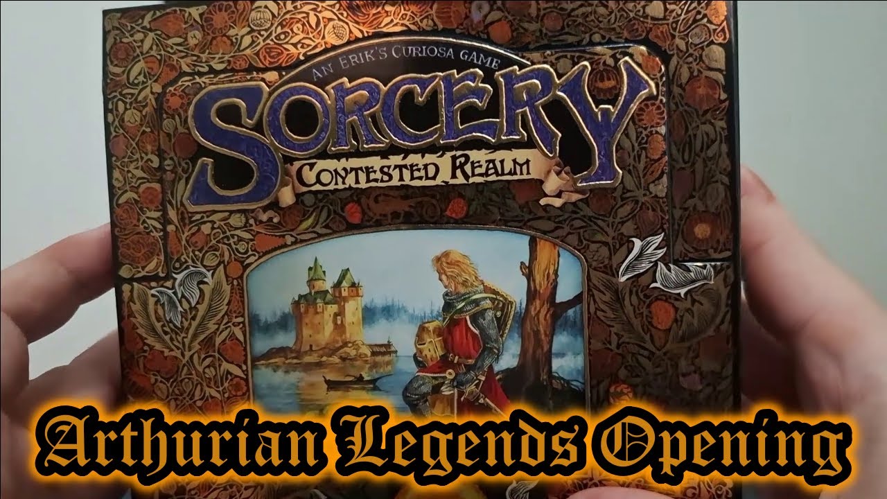 Распаковка бустерного бокса Sorcery Contested Realm Arthurian Legends — несколько приятных сюрпри...