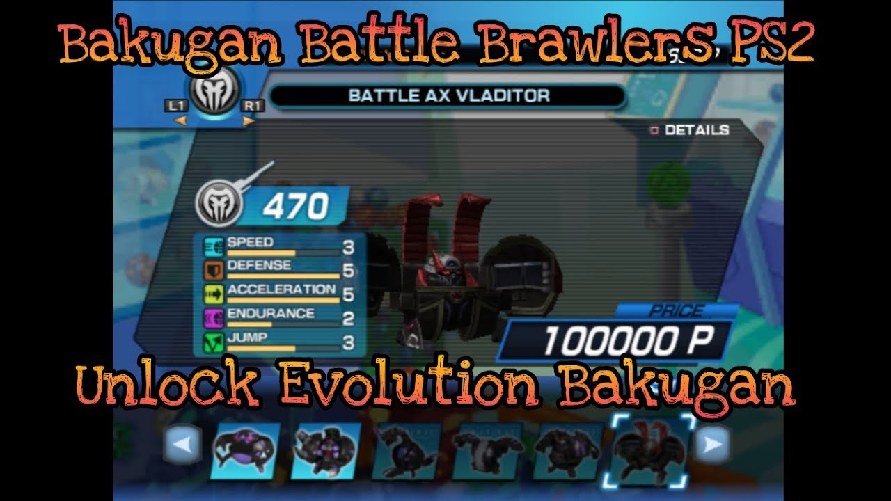 Bakugan Battle Brawlers PS2 - Unlock Evolution Bakugan