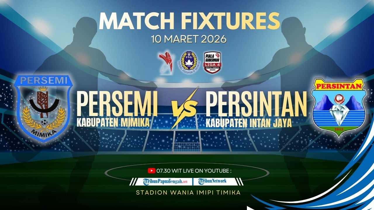 LIGA 4 INDONESIA REGION PAPUA TENGAH : PERSEMI VS PERSINTAN