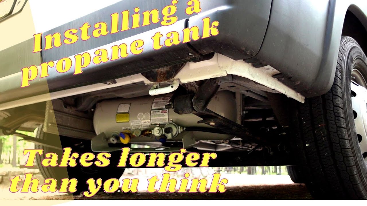 Installing a propane tank and seat swivel
