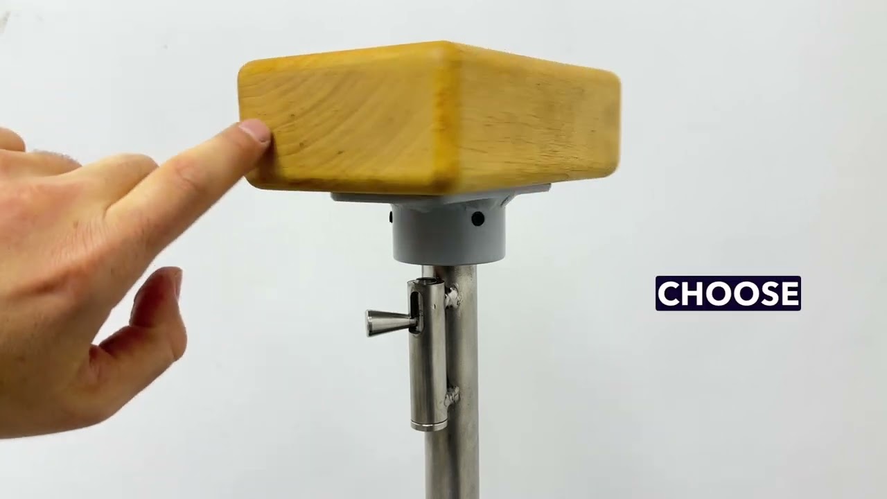 Circus cane “Cone” with rotation in one direction