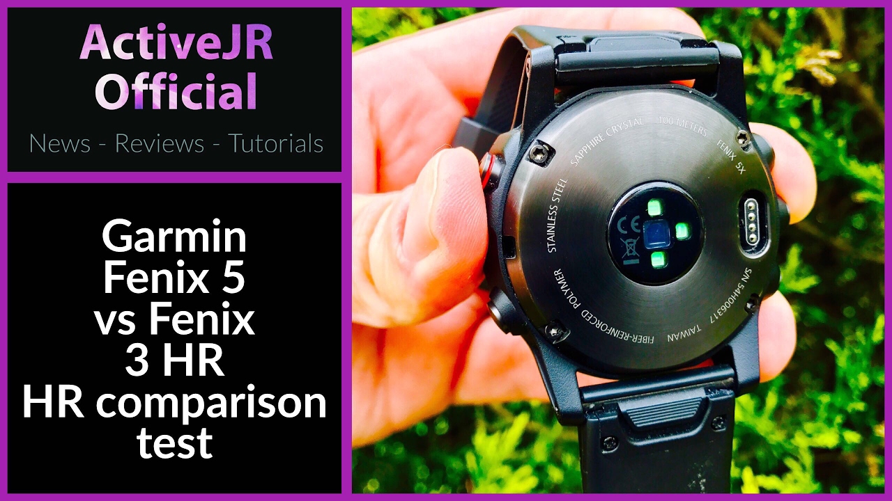 Garmin Fenix 5 vs Fenix 3 optical wrist HR accuracy comparison // how accurate is it?