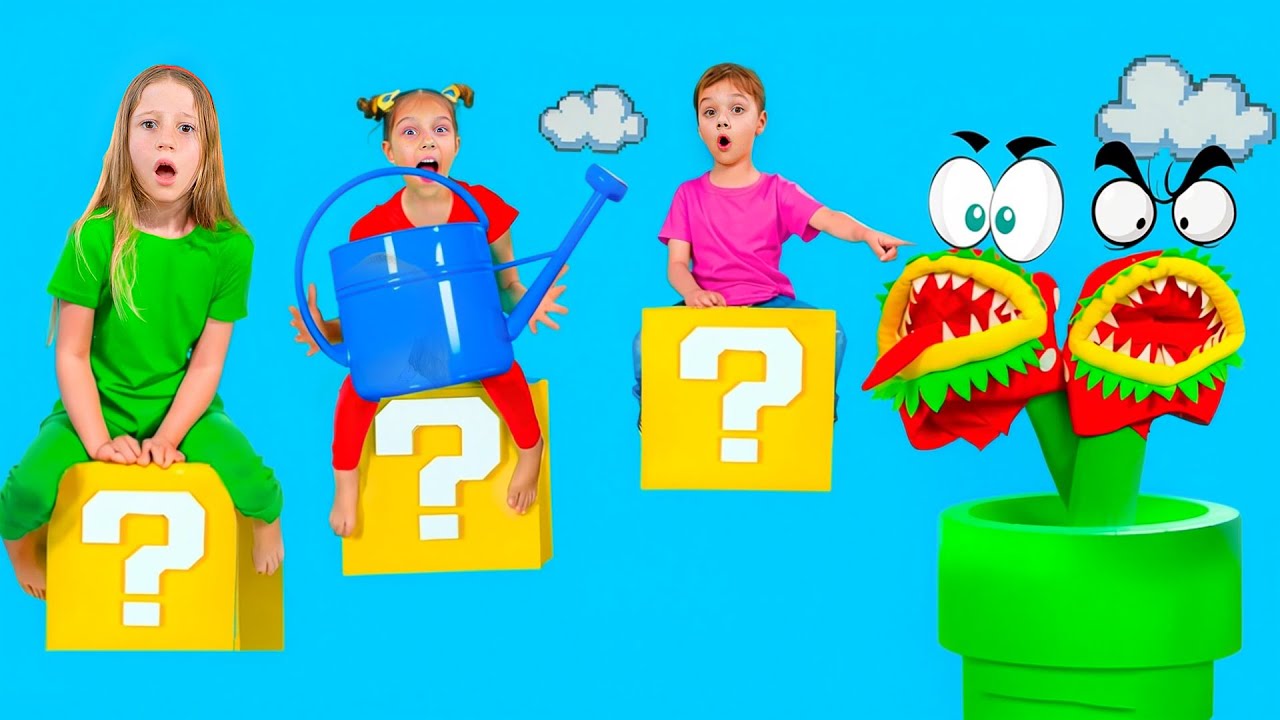 Nastya and friends in funny escape adventures for kids