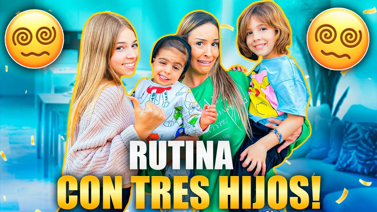 RUTINA DE MAÑANA CON TRES HIJOS ACTUALIZADA EN 2023 | Familia Amiguindy