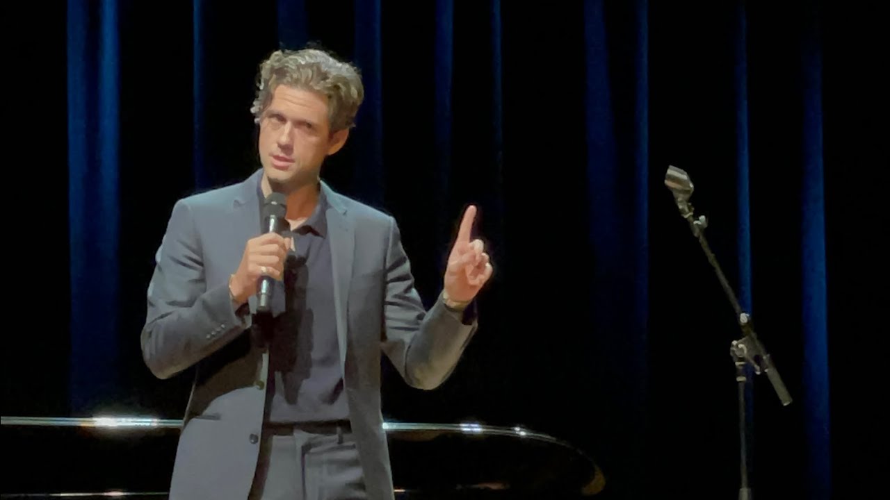 Aaron Tveit @ Kean University (first seven minutes)