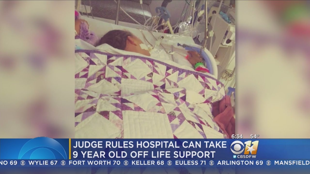Judge: 9-Year-Old Texas Girl Can Be Removed From Life Support