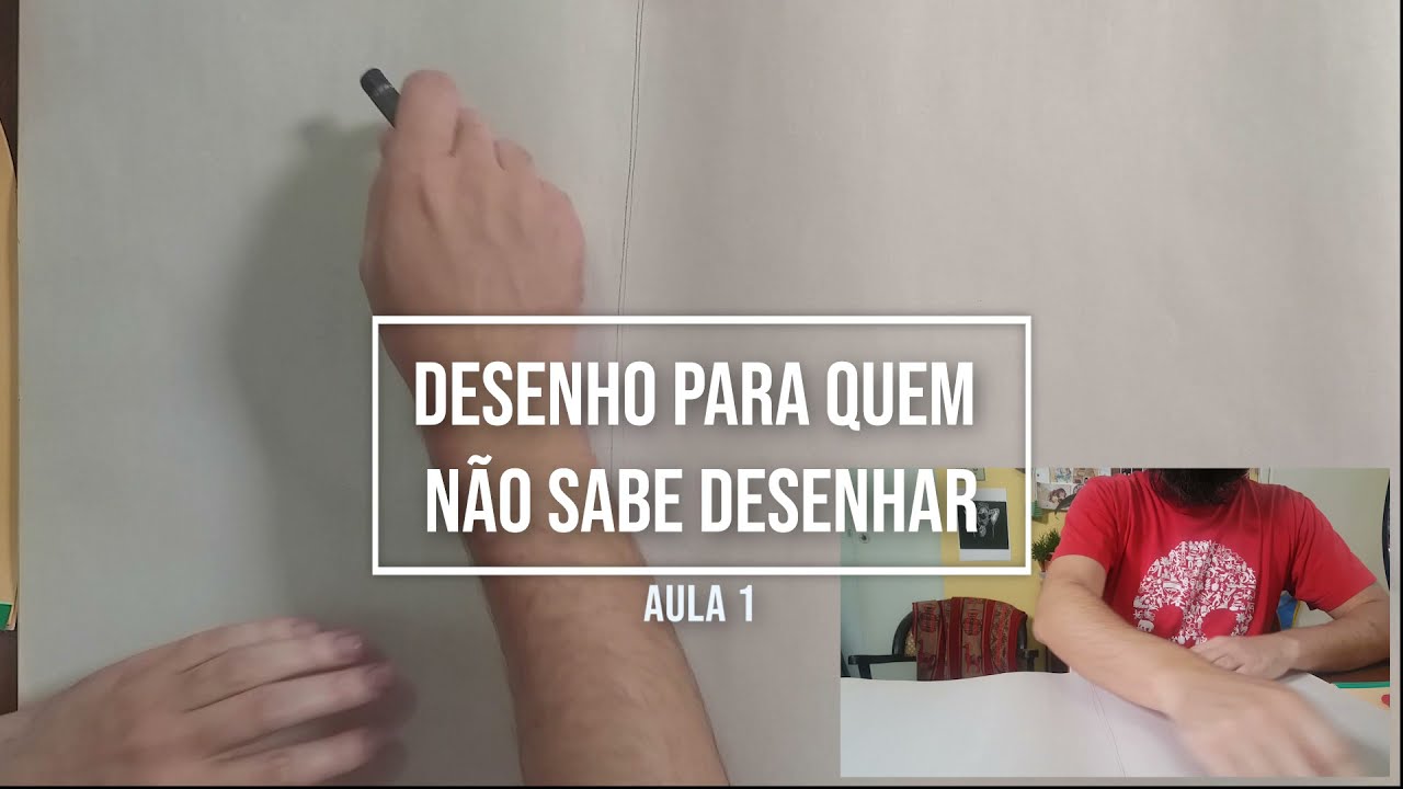 Aula 1  - Linhas - Desenho para quem não sabe desenhar