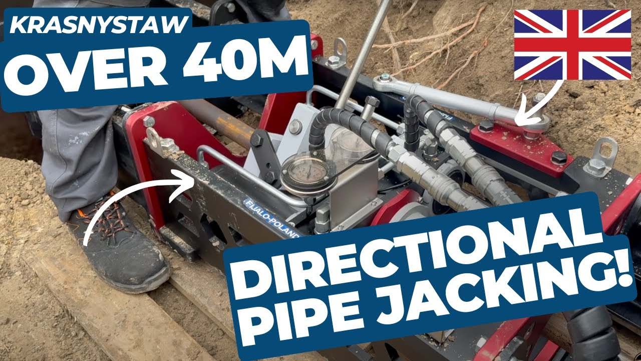 Directional Pipe Jacking in Krasnystaw | ALUSTEER Training 🔧