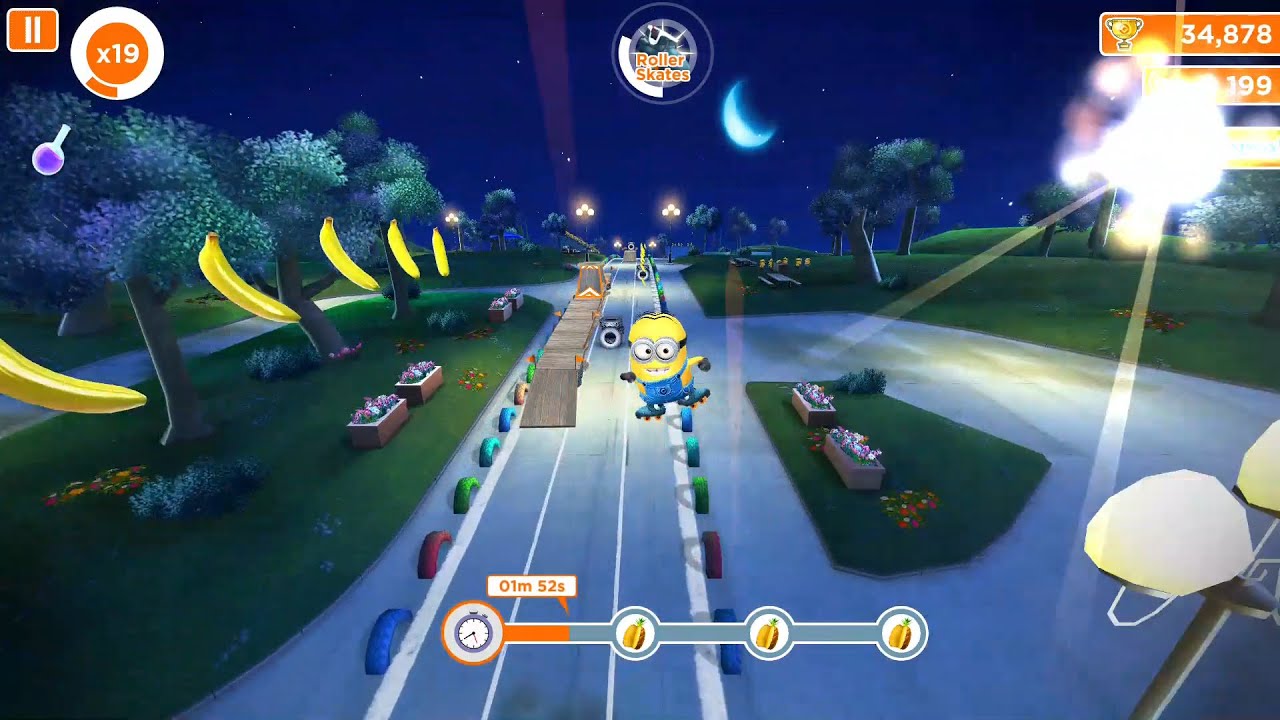 Despicable Me: Minion Rush - Roller Skates Prop in Minion Park
