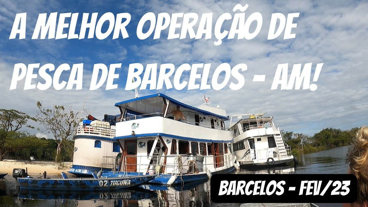 Vamos pescar em Barcelos - Amazonas! O barco hotel Tucuna Amazon Boat surpreendeu!!