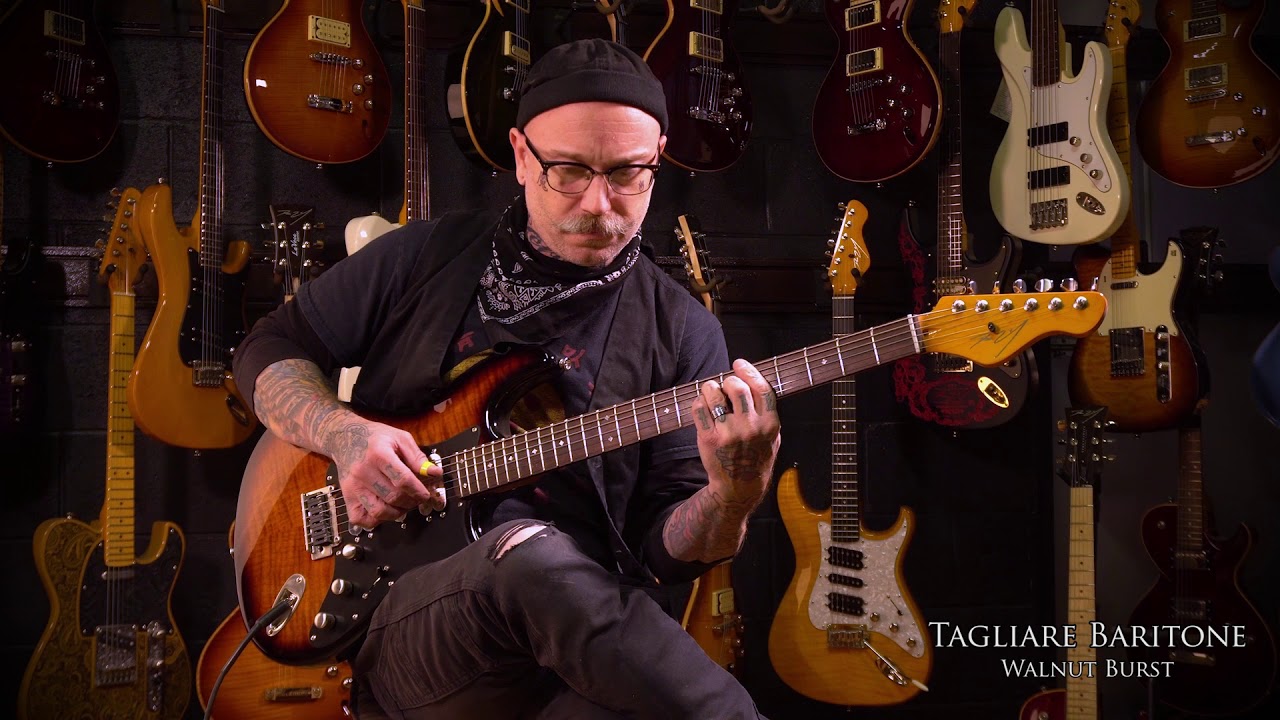 Dean Zelinsky Guitars - Baritone Tagliare Tone Demonstration