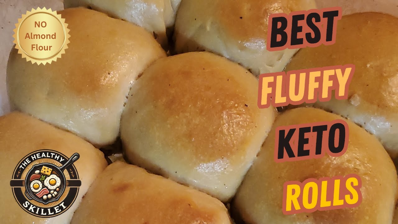 Keto Amish Dinner Rolls ~ King Arthur Keto Flour Re-do Recipe ~Soft & Fluffy!