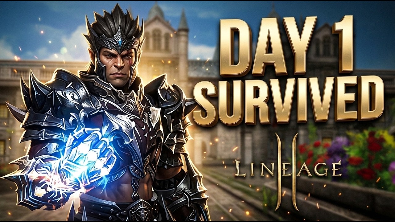 How I Survived Day 1 of Kain Server! | Lineage 2 Official NA New Server