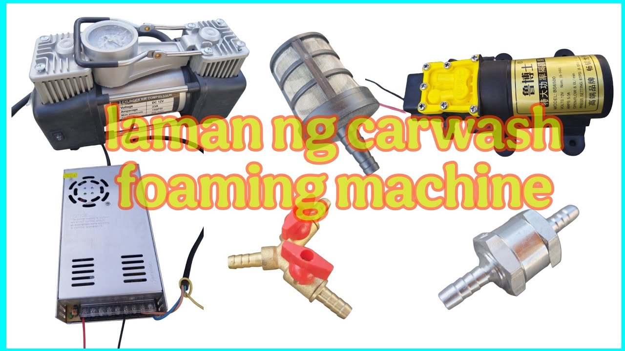 Carwash foaming machine parts