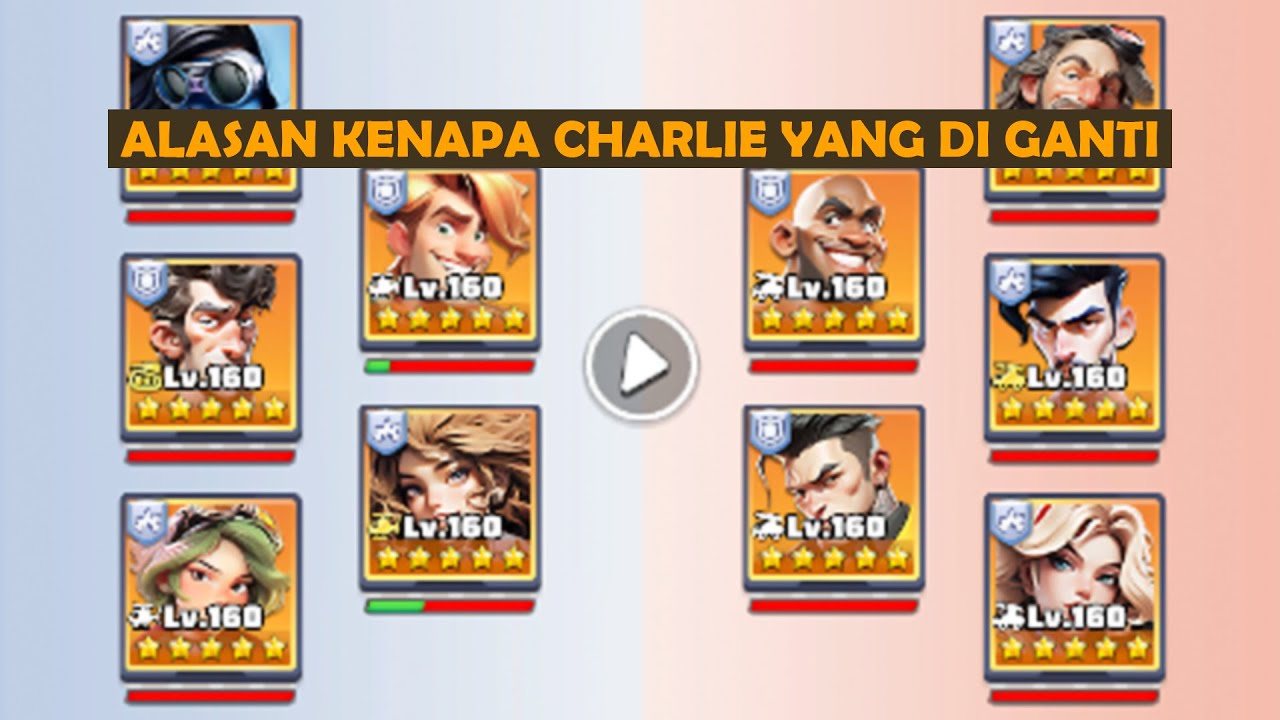 ALASAN KENAPA CHARLIE YANG DI GANTI - LAST WAR SURVIVAL