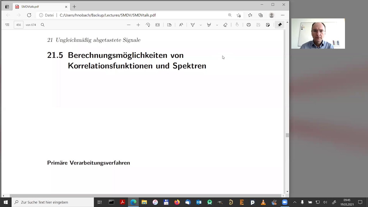 Signal- und Messdatenverarbeitung, Holger Nobach, Kap. 21: Ungleichmäßig abgetastete Signale, Teil 4