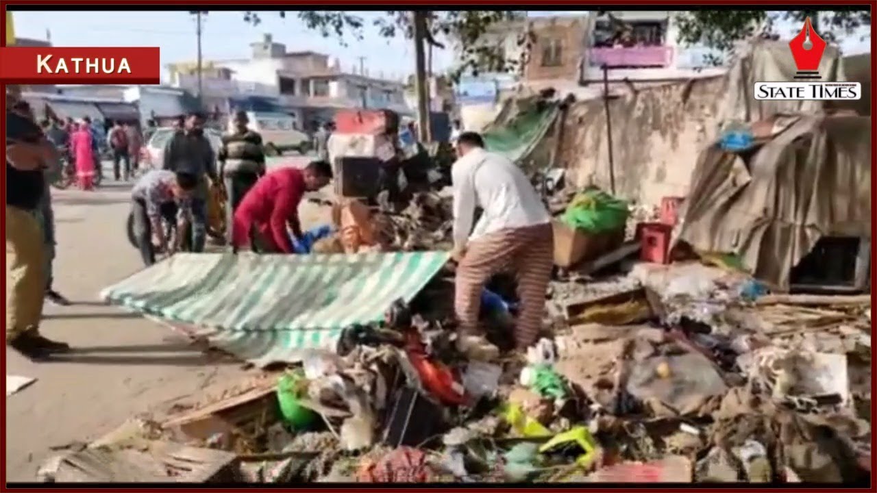 Kathua administration razes illegal structures at Sanjhi Morh