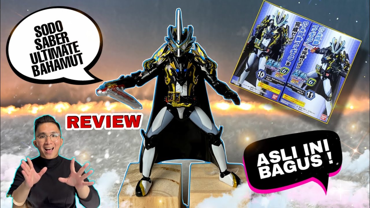 PERTAMA KALI NYOBAIN BELI SO-DO KAMEN RIDER SABER ULTIMATE BAHAMUT !