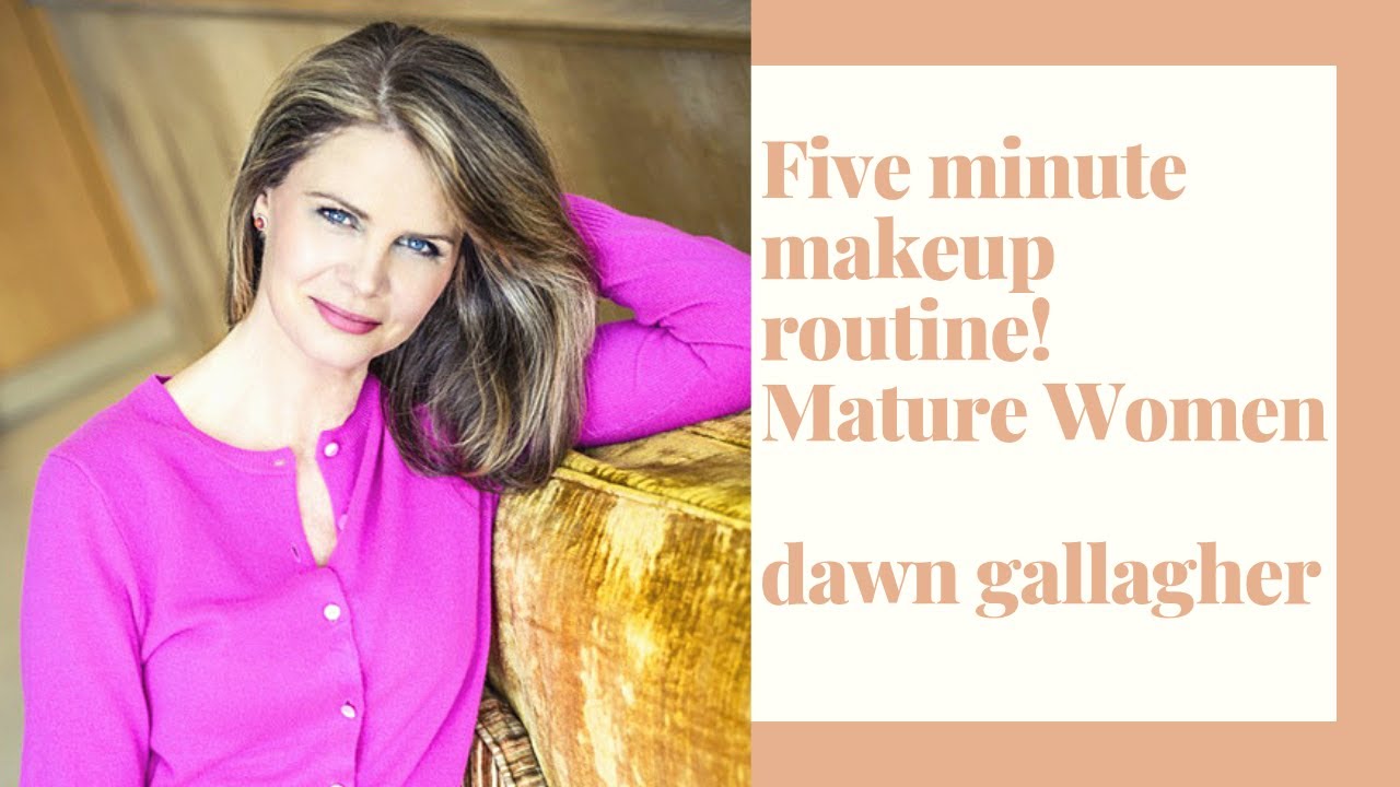 GRWM Five Minute Makeup! For Mature Women with Limited Time!
