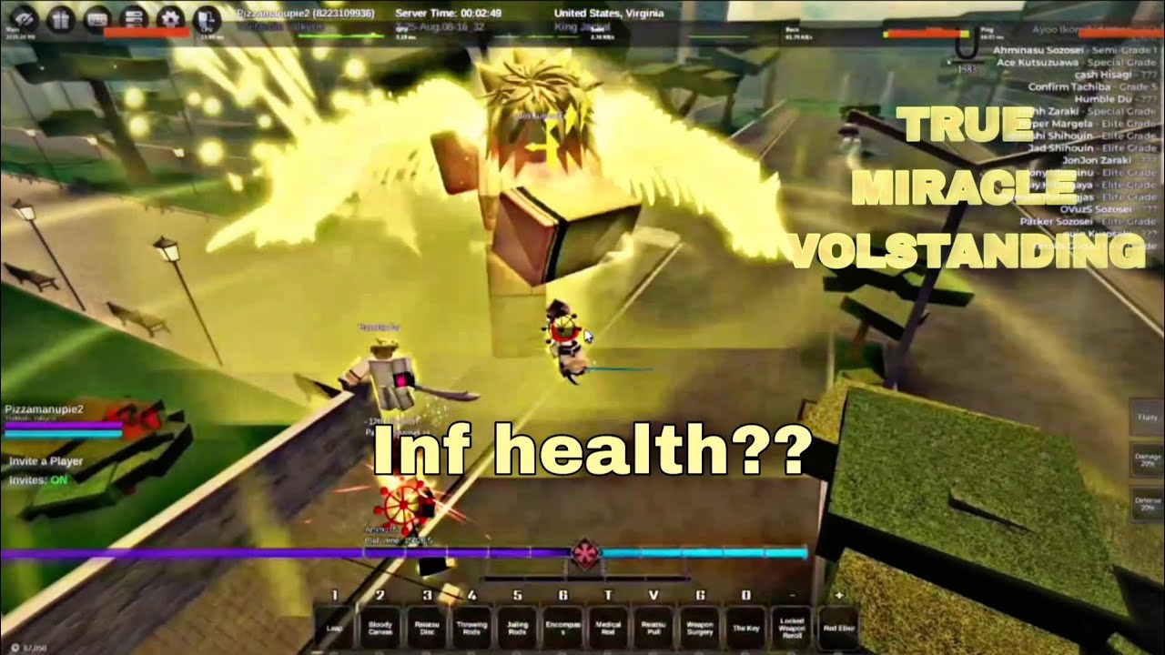 TRUE MIRACLE VOLSTANDING GAVE ME INF HEALTH??? | Type Soul