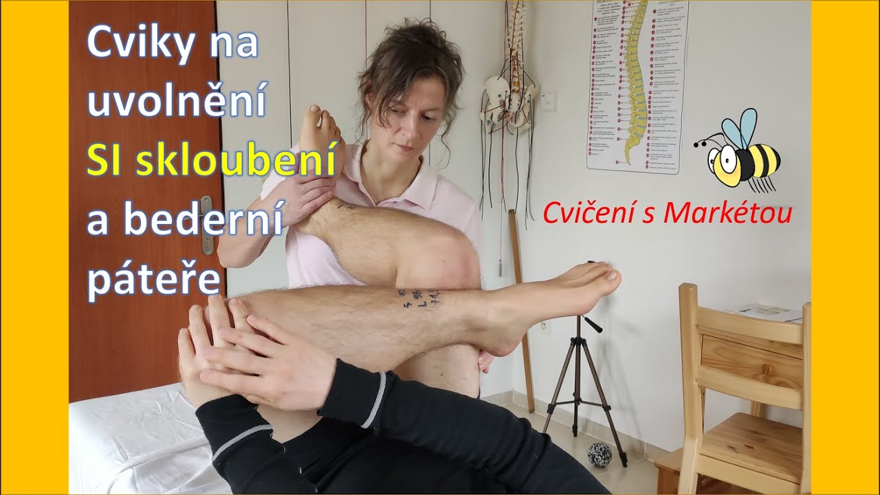 10. UVOLNĚNÍ SI SKLOUBENÍ A BEDERNÍ PÁTEŘE - cvičení s MARKÉTOU
