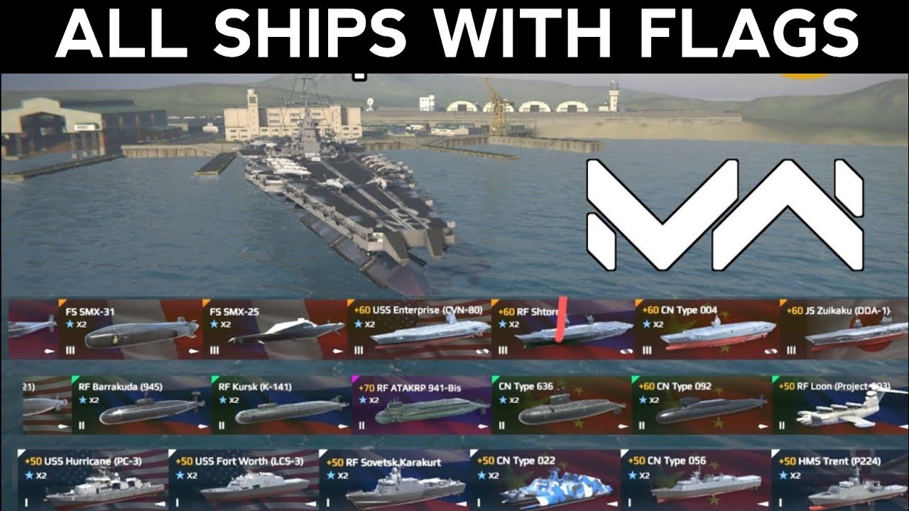 All Ships🔥 - Modern Warships