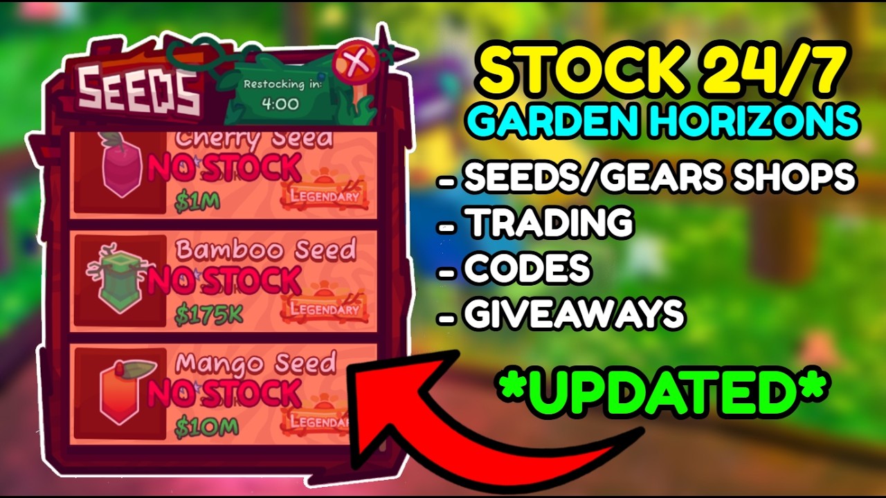 🔴 LIVE : 24/7 GARDEN HORIZONS STOCKS + WEATHER (*UPDATED*)