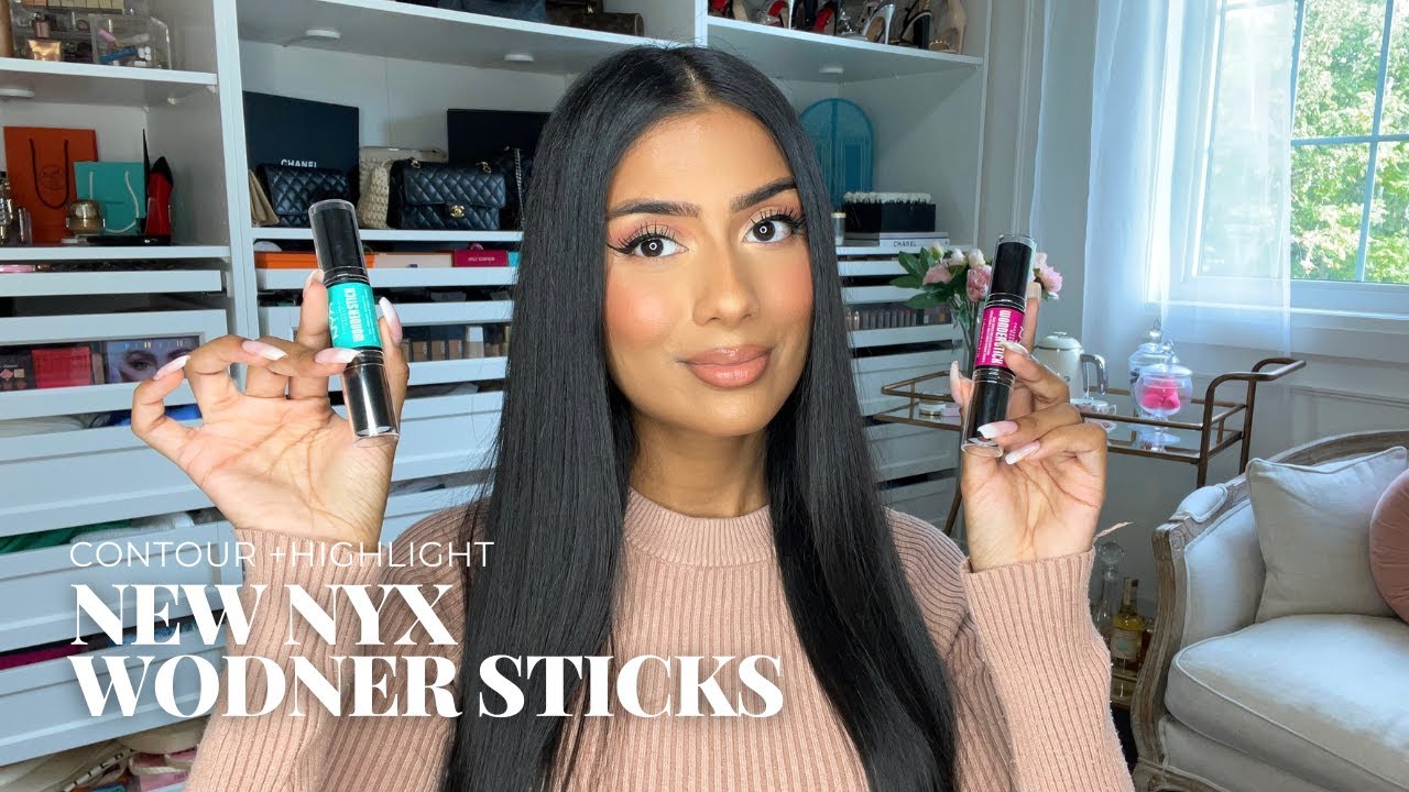 NEW NYX WONDER STICKS REVIEW | DRUGSTORE MAKEUP | WING IT BEAUTY