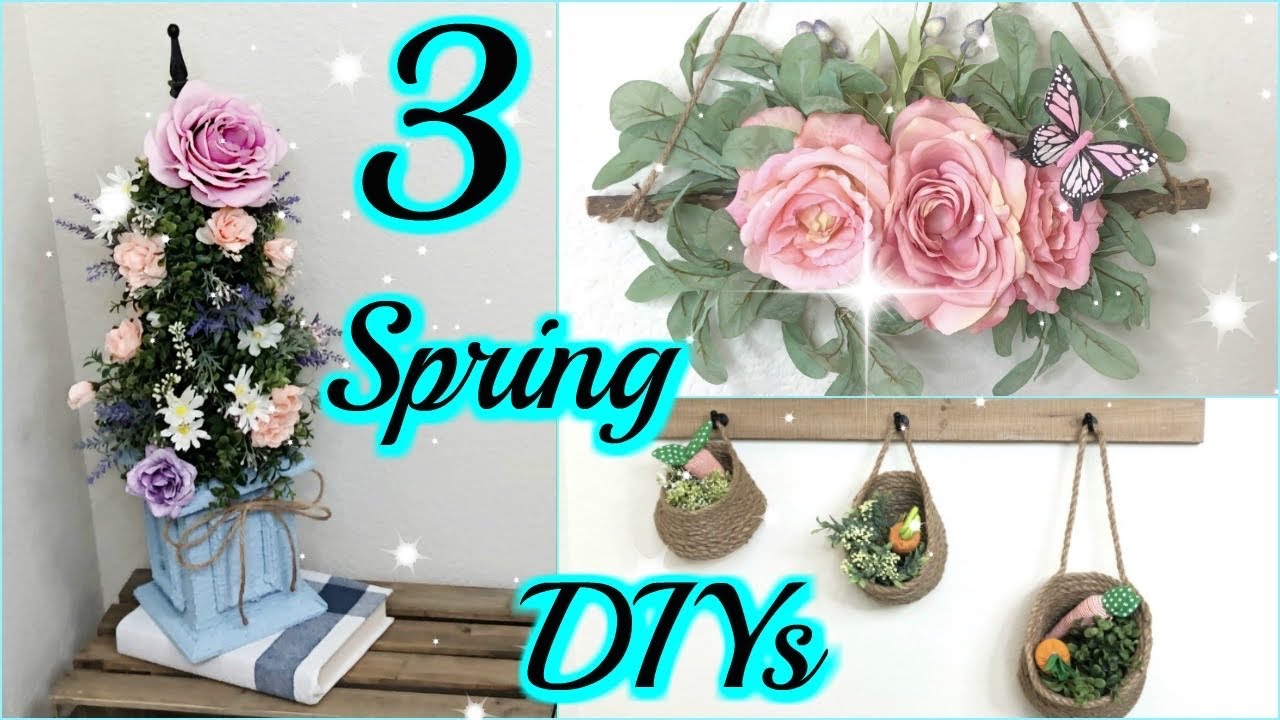 DIYS Para Decorar En Primavera MUY ECONÓMICO | Sandy Bella | #stayhome #withme