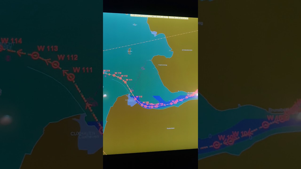 Делаю маршрут на новой ECDIS Tecdis